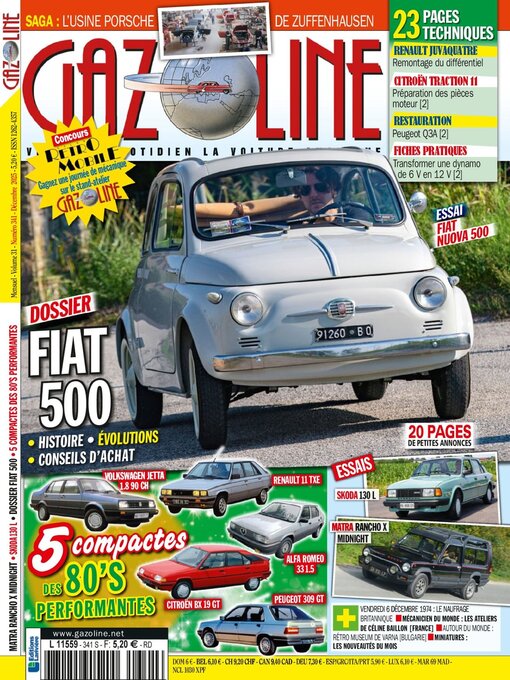 Title details for Gazoline by Editions Lariviere SAS - Available